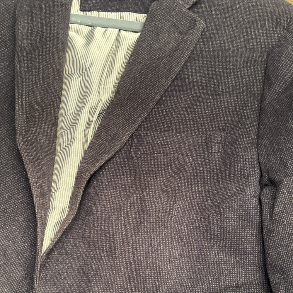 Banana Republic TAILORED-FIT BLACK CORD BLAZER size 40R - Picture 11 of 16